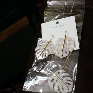 Acrylic necklace and Earrings set